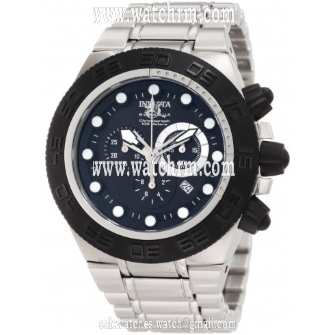 Invicta Subaqua Sport Chronograph Black Dial Stainless Steel Men's Watch 1527