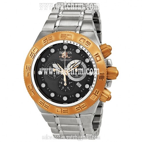 Invicta Subaqua Sport Chronograph Black Dial Stainless Steel Men's Watch 1529