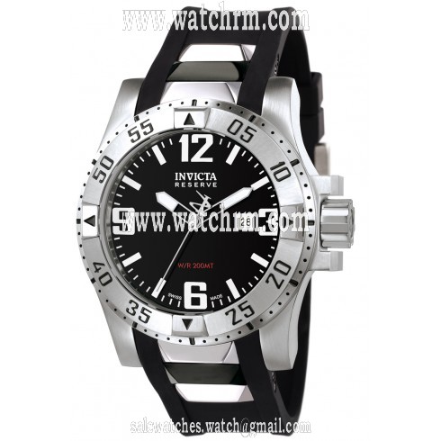 Invicta Swiss Reserve Excursion Black Dial Men's Dive Watch 6252