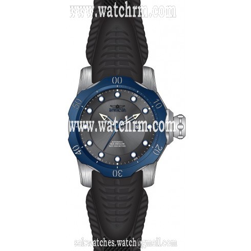 Invicta Venom Automatic Black Dial Black Silicone Men's Watch 19314