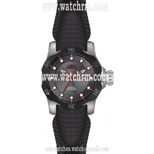 Invicta Venom Automatic Black Dial Black Silicone Men's Watch 19311