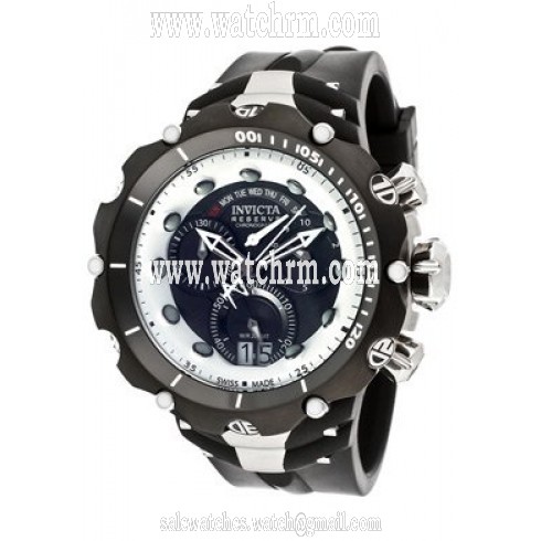 Invicta Venom Black Rubber Quartz Men's Watch 11701