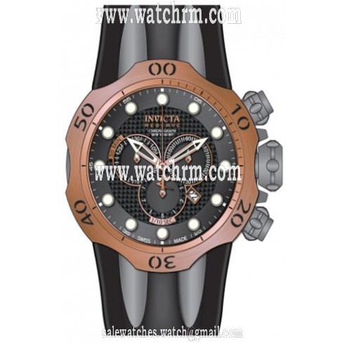 Invicta Venom Chronograph Black Dial Men's Watch 14518
