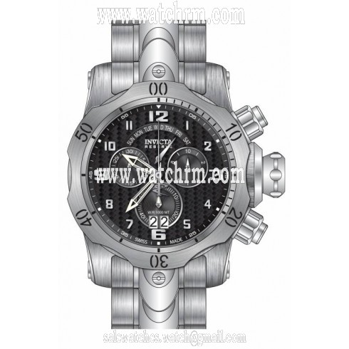 Invicta Venom Chronograph Black Dial Stainless Steel Men's Watch 17630