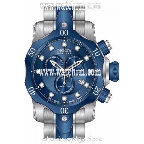 Invicta Venom Chronograph Blue Dial Two-tone Men's Watch 80566