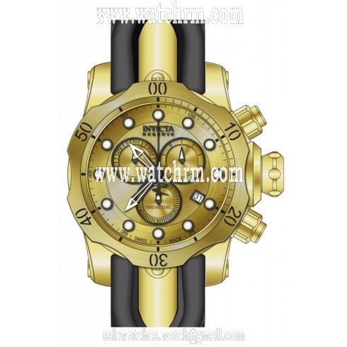 Invicta Venom Chronograph Gold Dial Gold-tone Men's Watch 16985