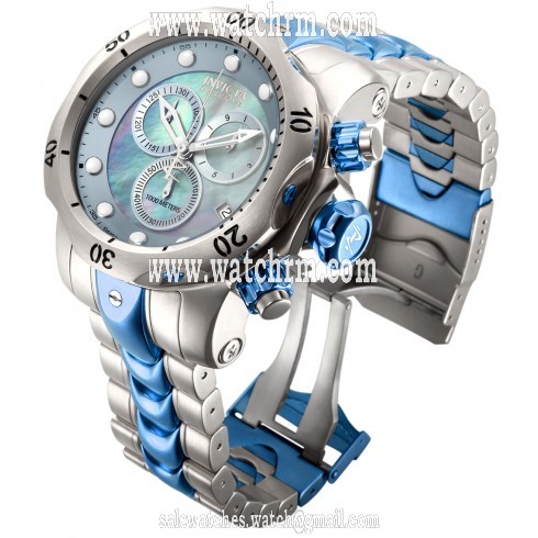 Invicta Venom Chronograph Mother of Pearl Dial Two-tone Men's Watch 15462