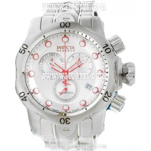 Invicta Venom Chronograph Silver Dial Stainless Steel Men's Watch 11784