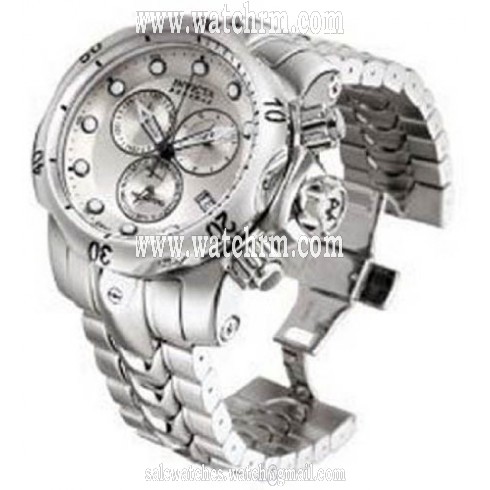 Invicta Venom Chronograph Silver Dial Stainless Steel Men's Watch 5730