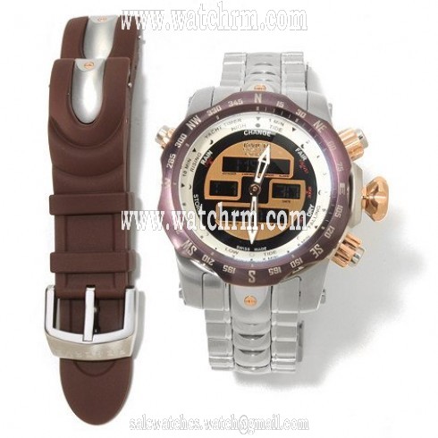 Invicta Venom Quartz Multi-Function Rose Gold Digital Dial Men's Watch 12587