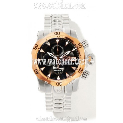 Invicta Venom Reserve Black Dial Stainless Steel Men's Watch 10170