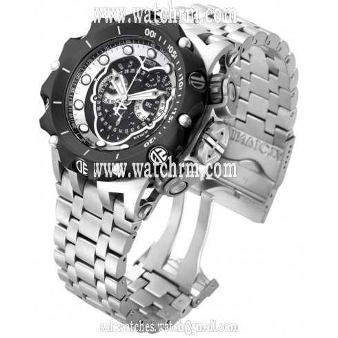 Invicta Venom Reserve Chronograph Black Dial Stainless Steel Men's Watch 16809