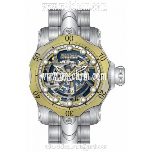 Invicta Venom Skeleton Dial Stainless Steel Men's Watch 15990