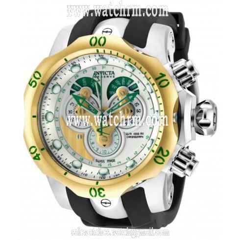 Invicta Venom White Dial Men's Chronograph Watch 18535