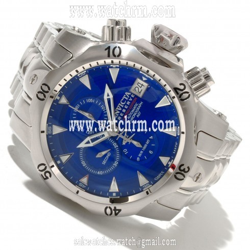 Invicta Venon Reserve Blue Dial Chronograph Stainless Steel Men's Watch 10165