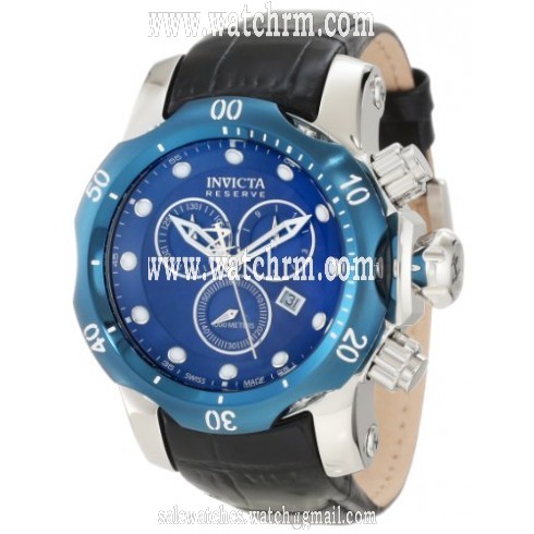 Invicta Venon Reserve Chronograph Royal Blue Textured Dial Men's Watch 10821