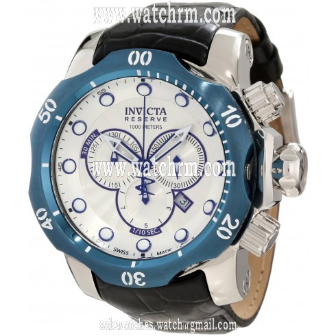 Invicta Venon Reserve Chronograph Silver Textured Dial Men's Watch 10781