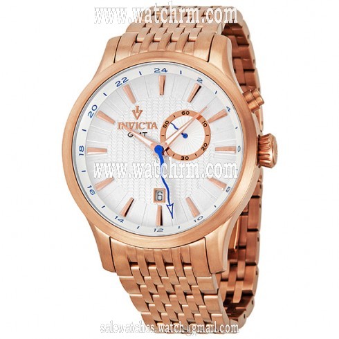 Invicta Vintage White Dial  Rose Gold-tone Men's Watch 12229