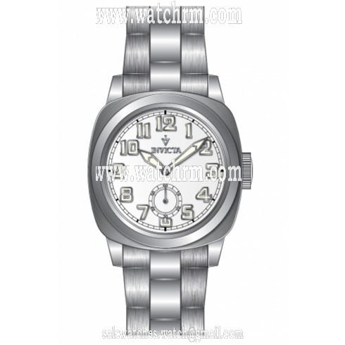 Invicta Vintage White Dial Stainless Steel Ladies Watch 14965