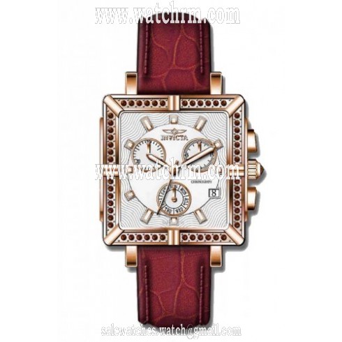 Invicta Wildflower Chronograph Silver Dial Rose Gold-Tone Ladies Watch 10338