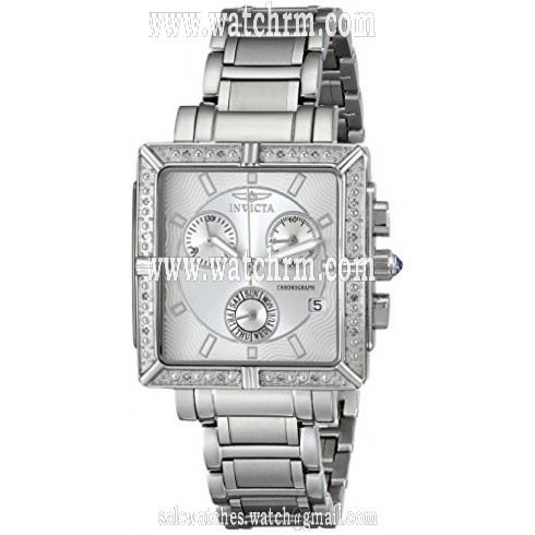 Invicta Wildflower Chronograph Silver Dial Stainless Steel Ladies Watch 5377
