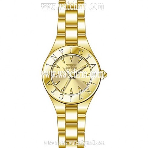 Invicta Wildflower Gold Dial Gold-tone Ladies Watch 21743