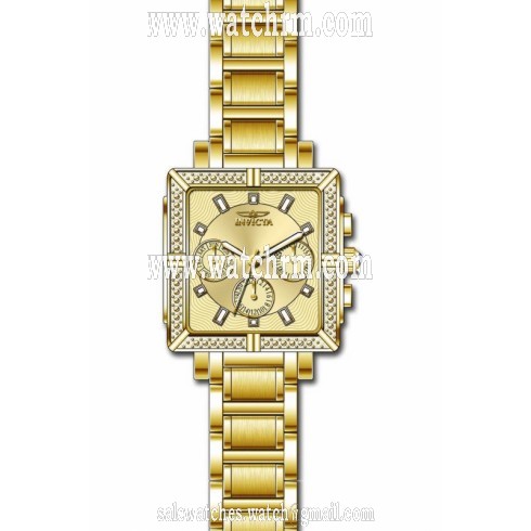 Invicta Wildflower Gold Dial Yellow Gold Ion-plated Ladies Watch 14871