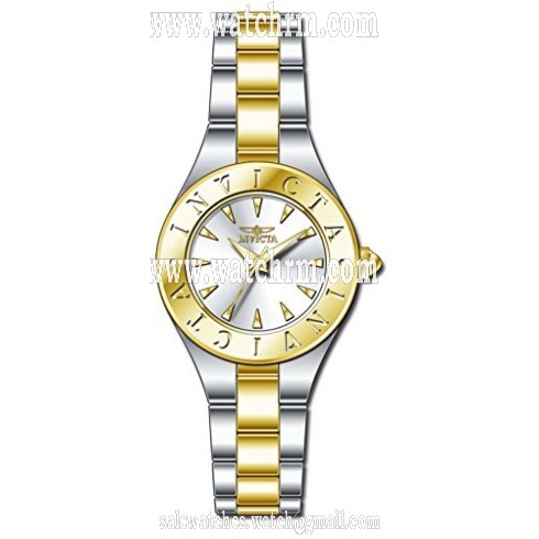 Invicta Wildflower Silver Dial Rose Two-tone Ladies Watch 21745