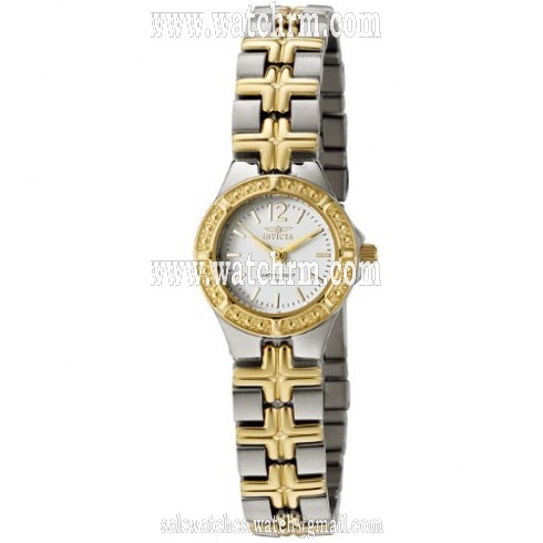 Invicta Wildflower Silver Dial Two-tone Ladies Watch 0130
