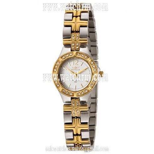 Invicta Wildflower White Dial Two-tone Ladies Watch 0127