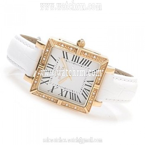 Invicta Wildflower White Dial White Leather Ladies Watch 14846
