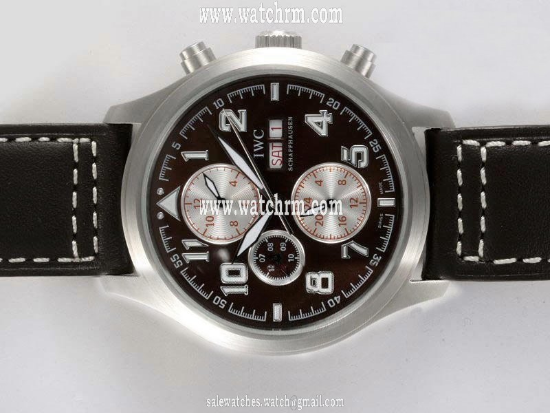 IWC Antoine Saint-Exupery IW371709 Black Dial Stainless Steel Case Watch