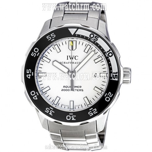 IWC Aquatimer Automatic 2000 White Dial Stainless Steel Men's Watch 3568-09