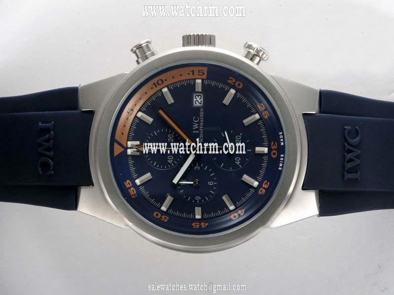 IWC Aquatimer Chronograph IW376704 Quartz Chronograph Stainless Steel Bezel Watch