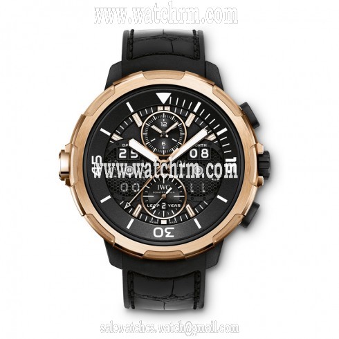 IWC Aquatimer Perpetual Calendar Black Dial Men's Watch IW379401