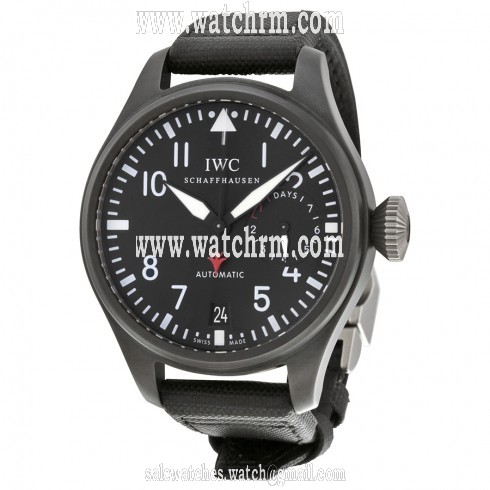 IWC Big Pilot Top Gun Black Dial Automatic Power Reserve Men's Watch IW501901