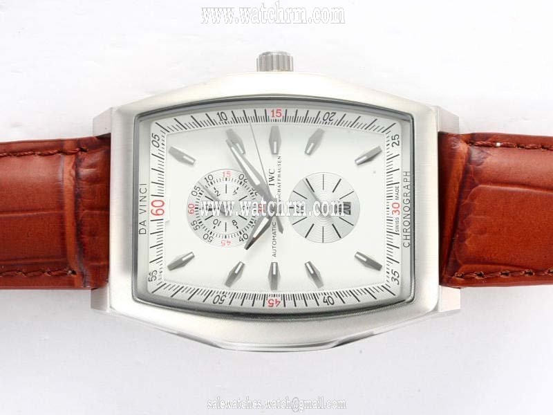 IWC Da Vinci Chronograph IW376411 Rectangle Midsize Quartz Chronograph Watch