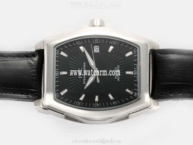IWC Da Vinci IW524104 Stainless Steel Case Hexagonal Black Dial Watch
