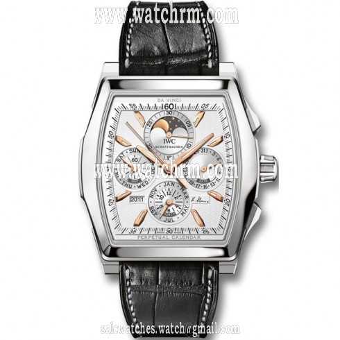 IWC Da Vinxi Perpetual Calendar Edition Kurt Klaus Stainless Steel Men's Watch IW376207