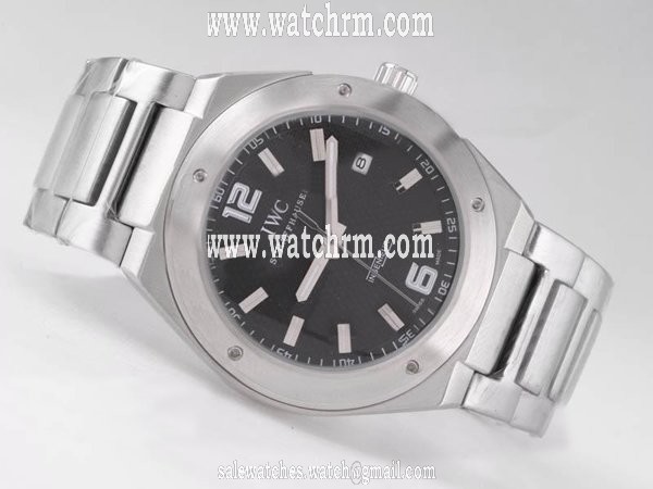 IWC Ingenieur Automatic IW322701 Stainless Steel Case Black Dial Round Watch