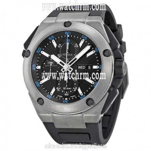 IWC Ingenieur Double Chronograph Automatic Titanium Men's Watch IW3865-03