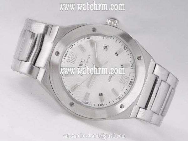 IWC Ingenieur Midsize IW451501 Stainless Steel Case Round White Dial Watch