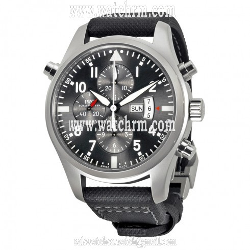 IWC Pilot Double Chronograph Patrouille Suisse Edition Automatic Men's Watch IW377805