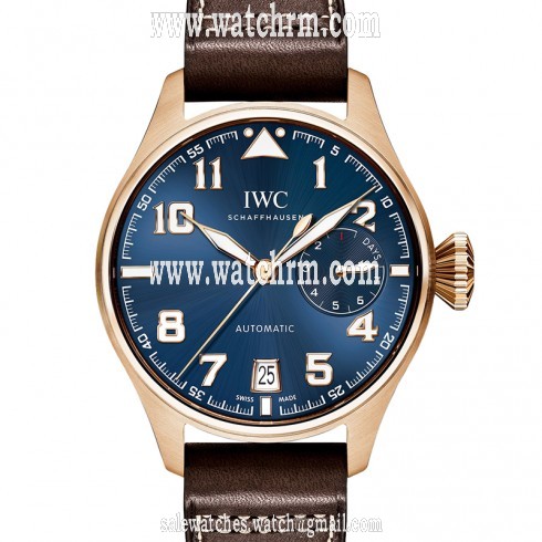 IWC Pilot Le Petit Prince Blue Dial 18K Rose Gold Automatic Men's Watch IW500909