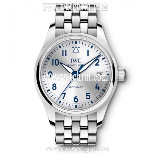 IWC Pilot Silver Dial Automatic Men's Stainless Steel Watch IW324004