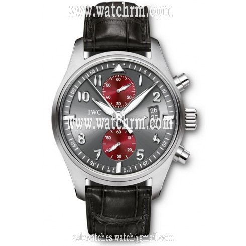 IWC Pilot Spitfire Silver Dial Chronograph Dial Automatic Men's Watch IW387810