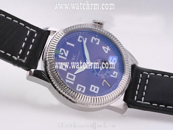 IWC Pilots Classic Hand-Wound IW325401 Blue Dial Quartz Round Watch
