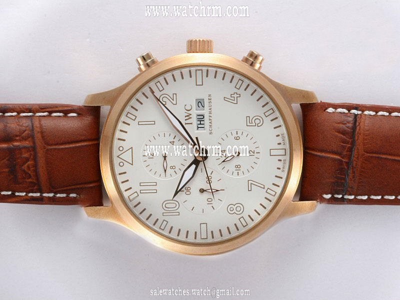 IWC Pilots Spitfire Chronograph IW371702 46mm Automatic Midsize Watch