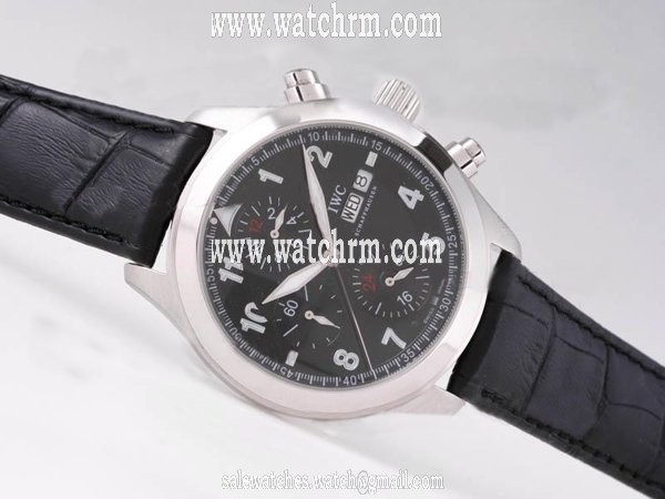 IWC Pilots Spitfire IW371712 Stainless Steel Case 42mm Black Dial Watch