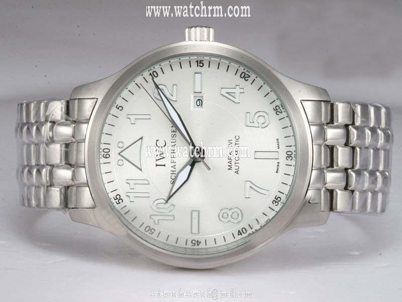 IWC Pilots spitfire Spitfire UTC IW325112 Midsize Silver Stainless Steel Strap Round Watch